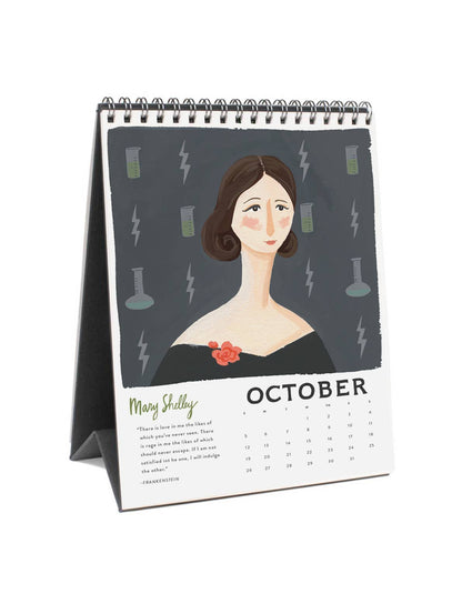 Idlewild Co. - Ladies of Literature 2025 Desk Calendar