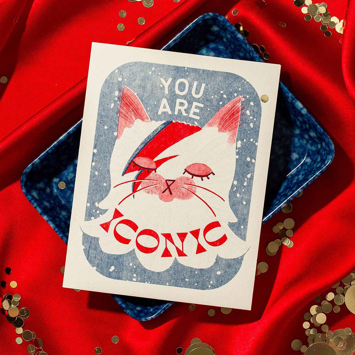 You Are Iconic - Risograph Greeting Card