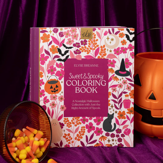 Sweet & Spooky Coloring Book- Elyse Breanne Design