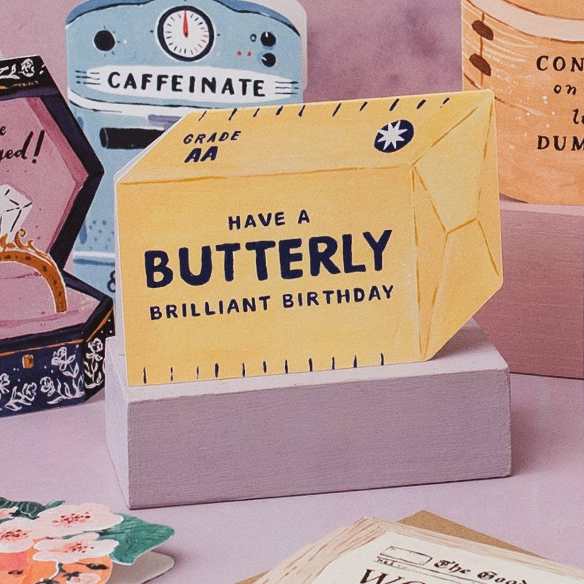 Butter Birthday Card | Sister Paper Co.