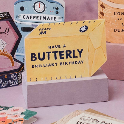 Butter Birthday Card | Sister Paper Co.
