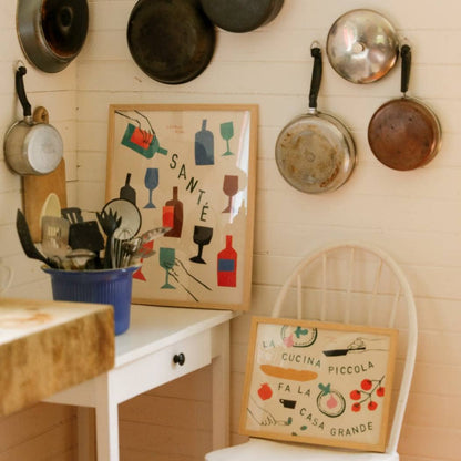 Santé Art Print: 8 x 10