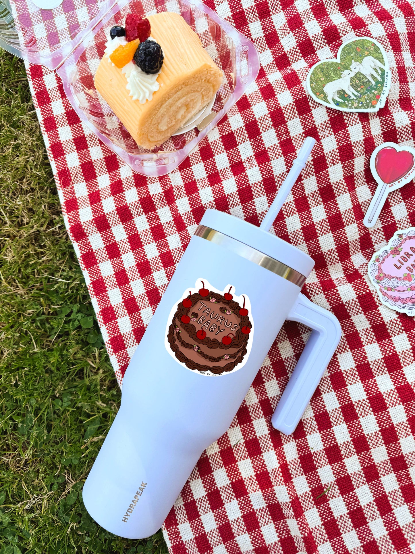 Zodiac Cake Sticker: Gemini