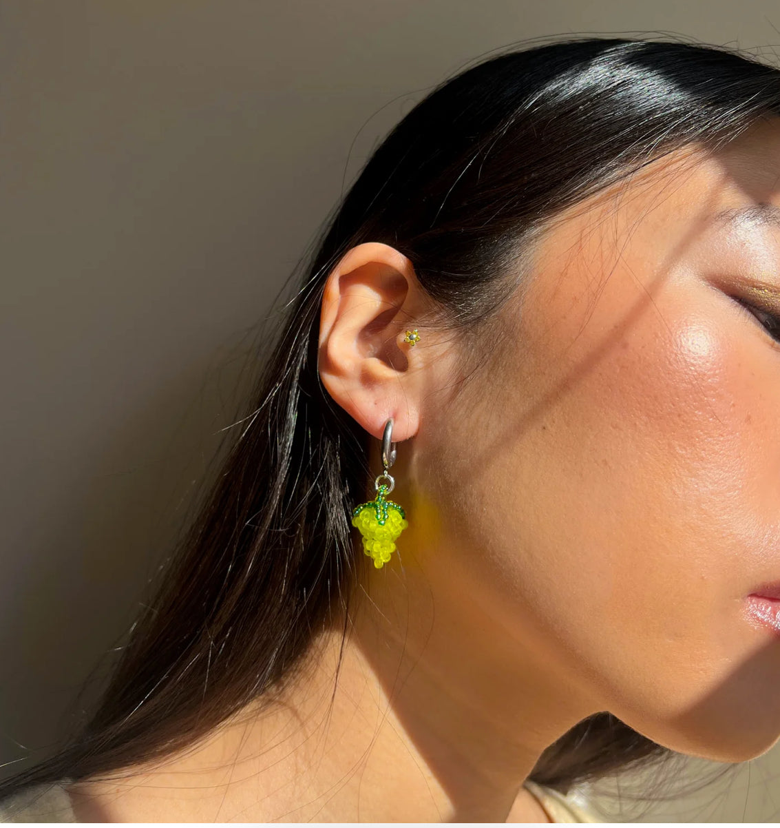 Green Grapes Earrings - Dreamsong