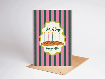 Birthday Baguette Card
