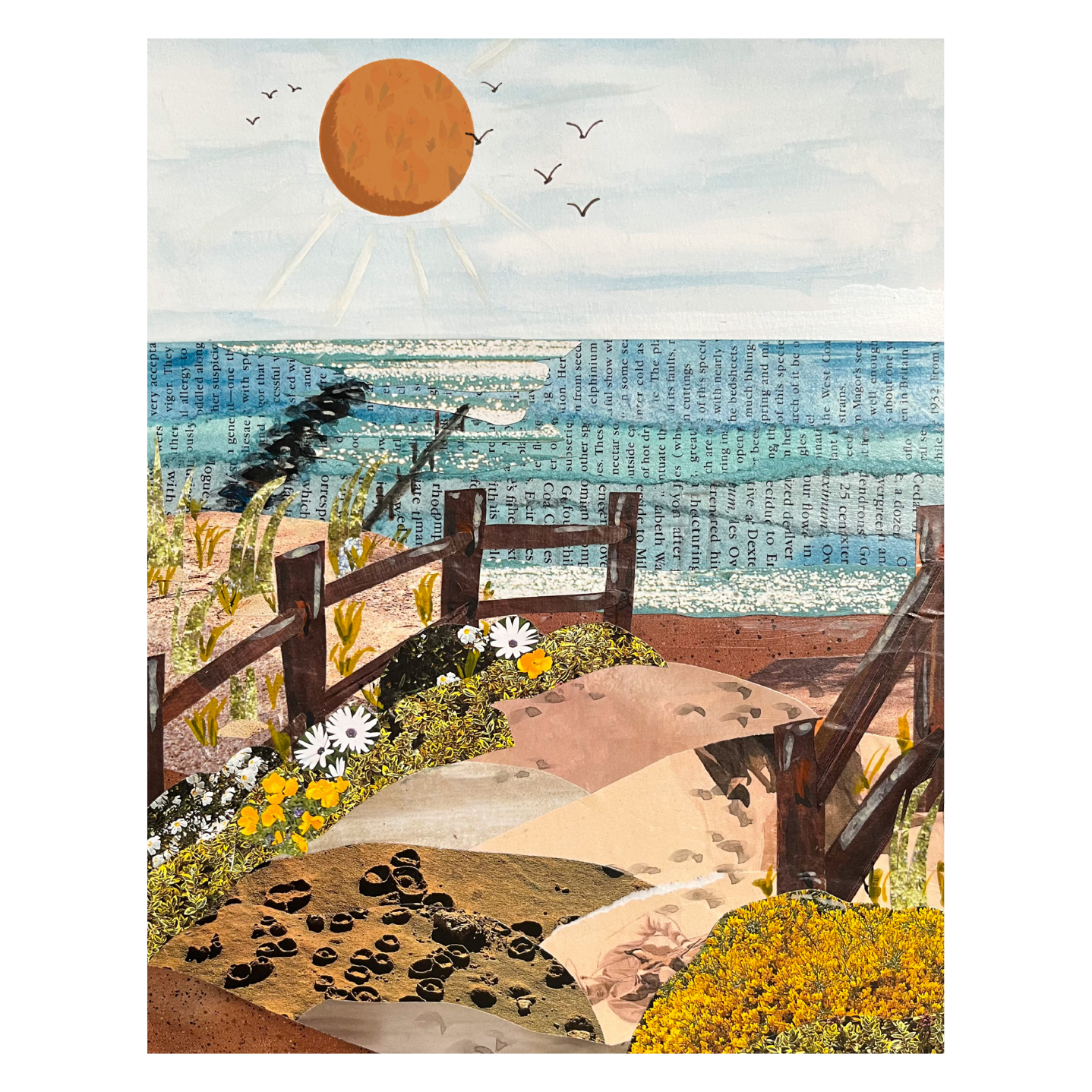 Beach Sunrise Art Print