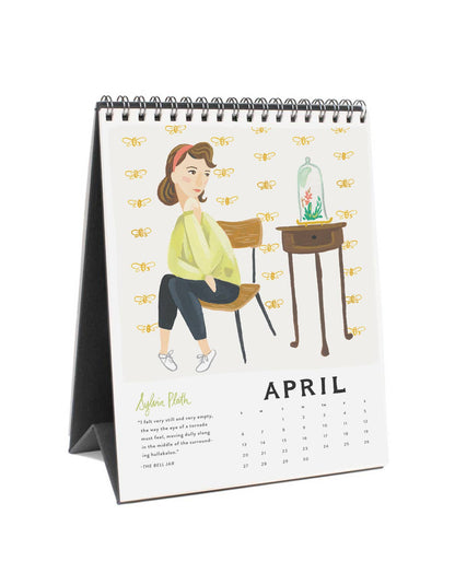 Idlewild Co. - Ladies of Literature 2025 Desk Calendar
