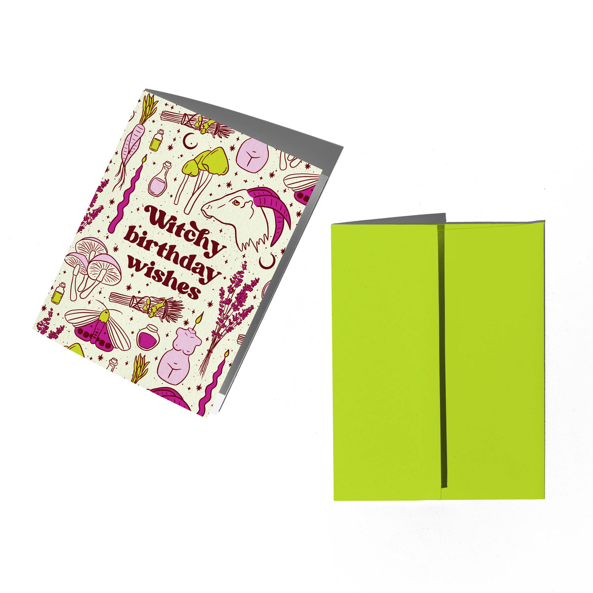 Witchy Birthday Card - Boss Dotty Paper Co