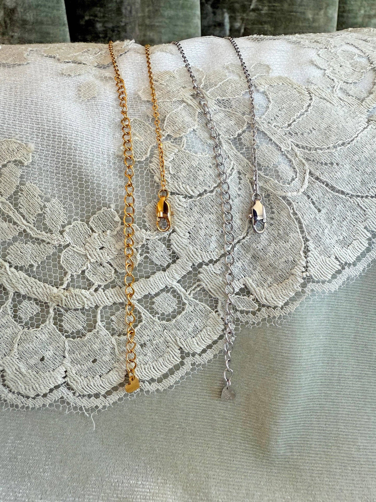 Bread Charm Necklace- Gold