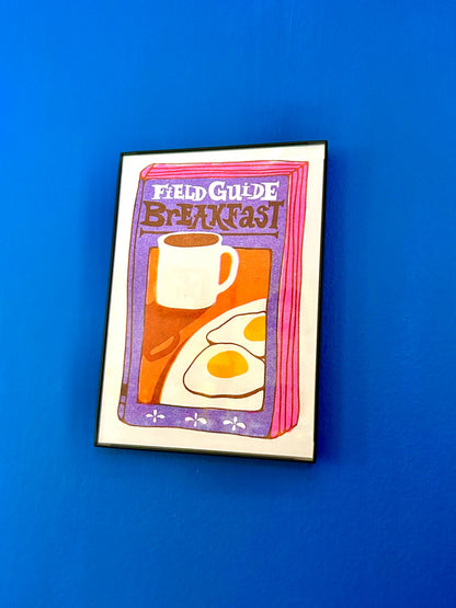 Breakfast Field Guide Mini Riso Print - Alex Luciano