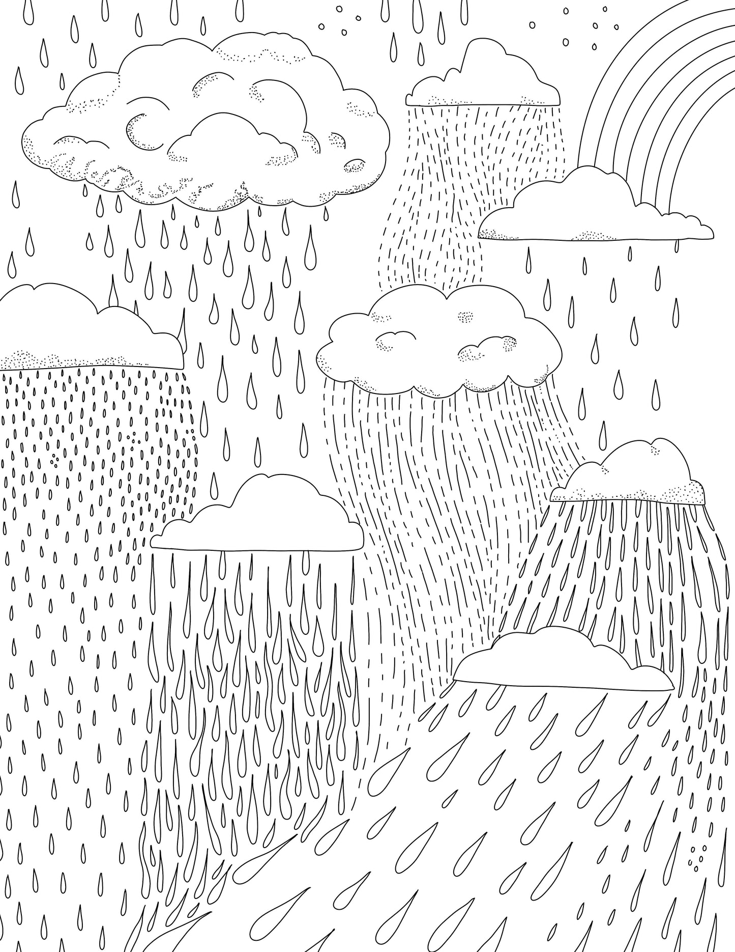 Coloring Through the Year Coloring Book- Pen+Pine