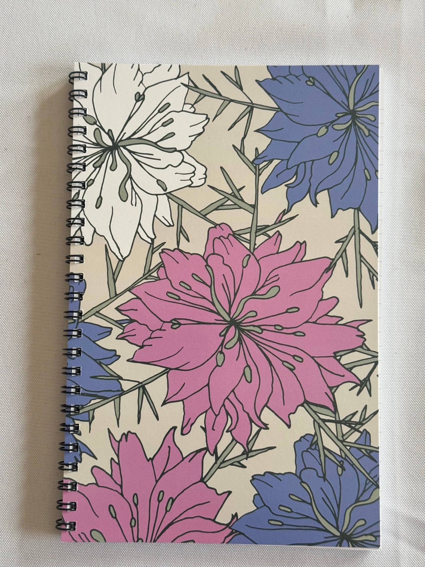 Nigella Flower notebook