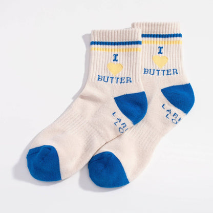 Larissa Loden - I Heart Butter Quarter Crew Socks