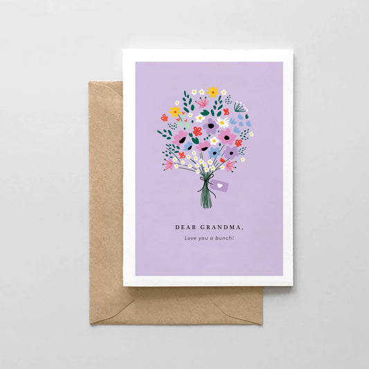 Dear Grandma, Love You a Bunch! - Mother's Day Card