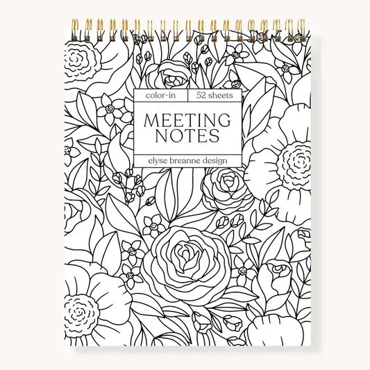 Color-In Meeting Notes- Elyse Breanne Design