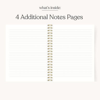 Coastal Patchwork Undated Planner: 8.5x11- Elyse Breanne Design