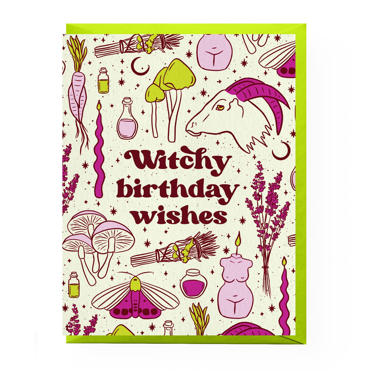 Witchy Birthday Card - Boss Dotty Paper Co
