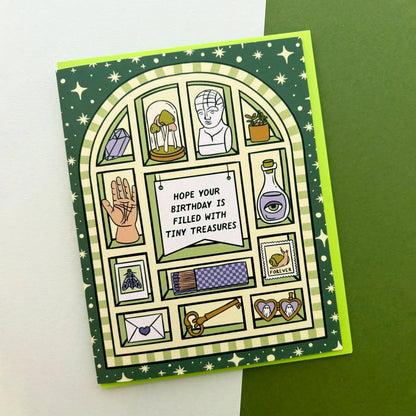 Cabinet of Curiosities Birthday Card- Boss Dotty Paper Co.