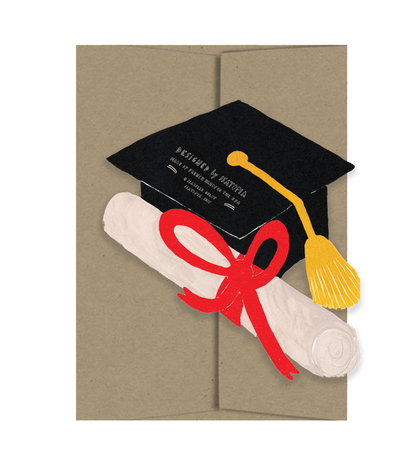Happy Graduation - Die Cut Card