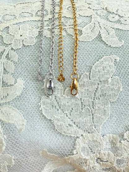 Martini Charm Necklace- Gold