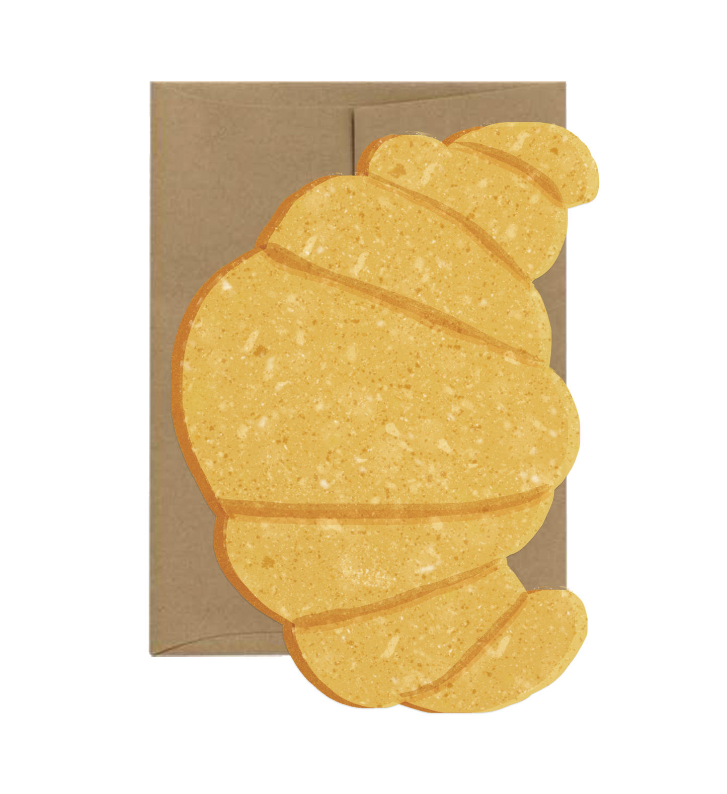 Croissant Card - Die Cut