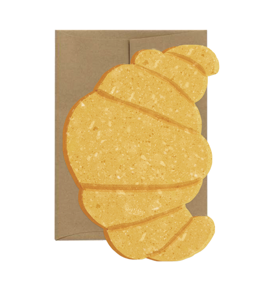 Croissant Card - Die Cut