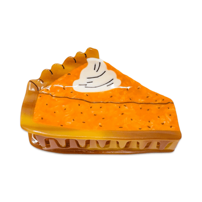 Large Pumpkin Pie Hair Claw Clip- Jenny Lemons