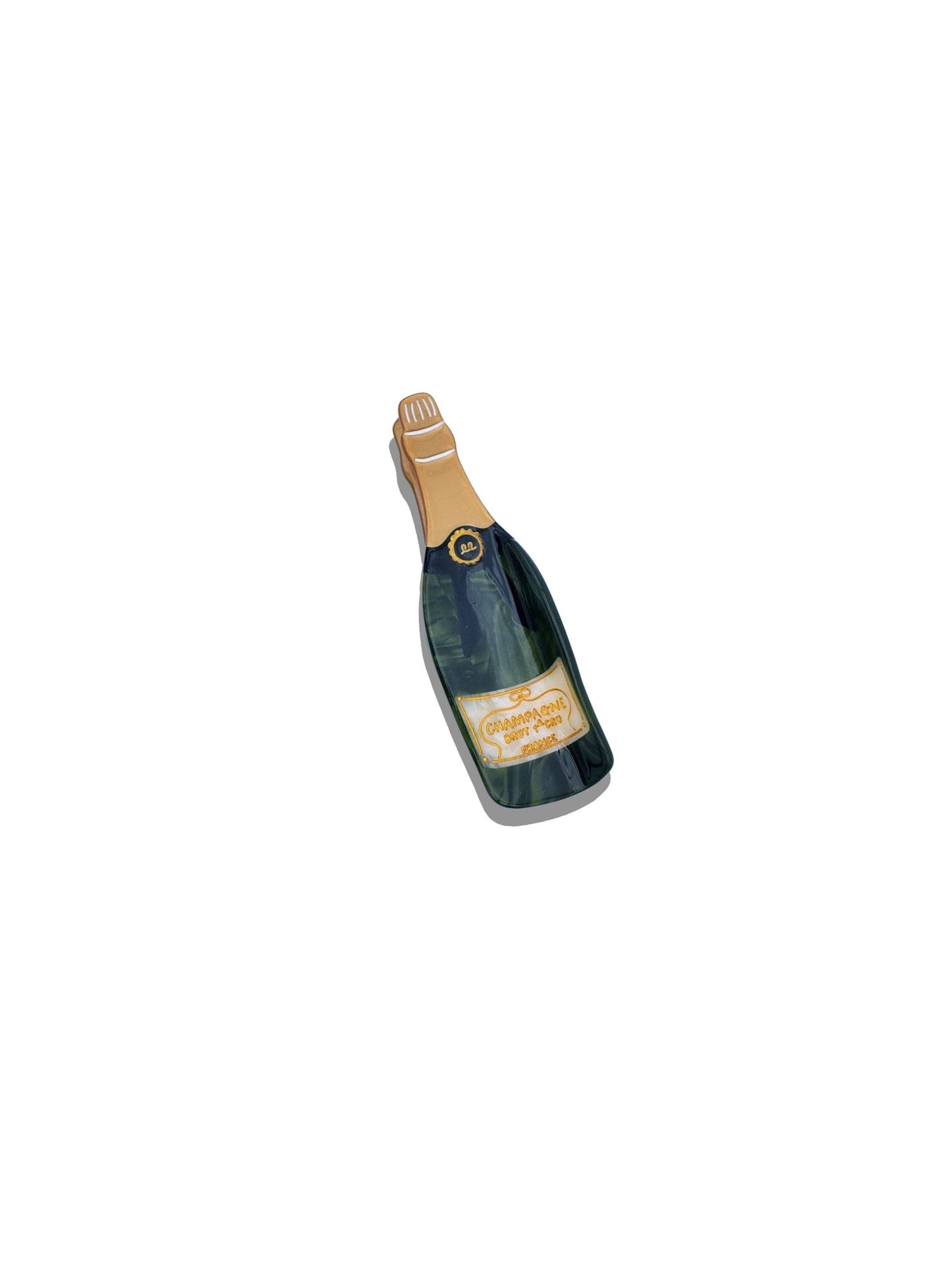 Champagne Claw Hair Clip- Solar Eclipse