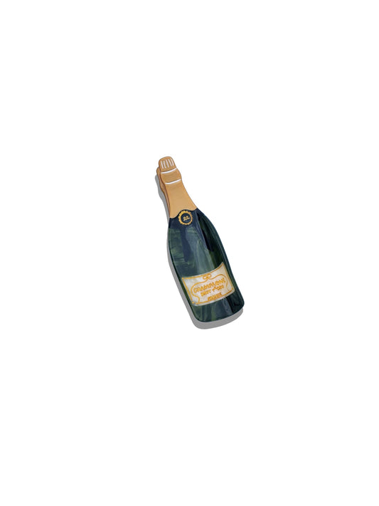 Champagne Claw Hair Clip- Solar Eclipse