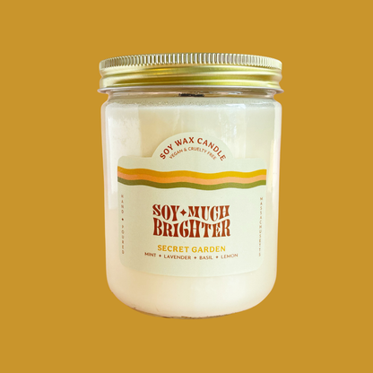 Secret Garden- Soy Wax Candle 8 oz.