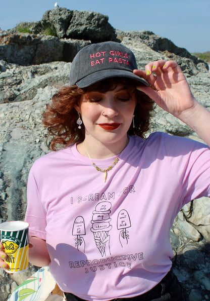Hot Girls Eat Pasta Baseball Hat