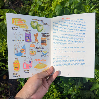 Food I've Cooked for Those I've Loved Risograph Zine- Christina Hu