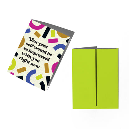 Your Past Self Congratulations Card