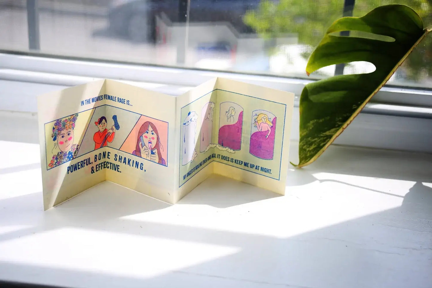 Female Rage Risograph Comic Zine