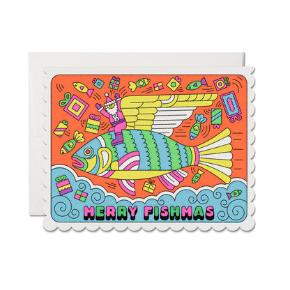 Merry Fishmas greeting card