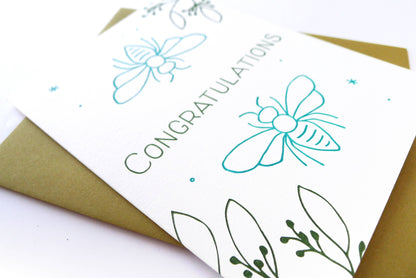 Congratulations Bees Card