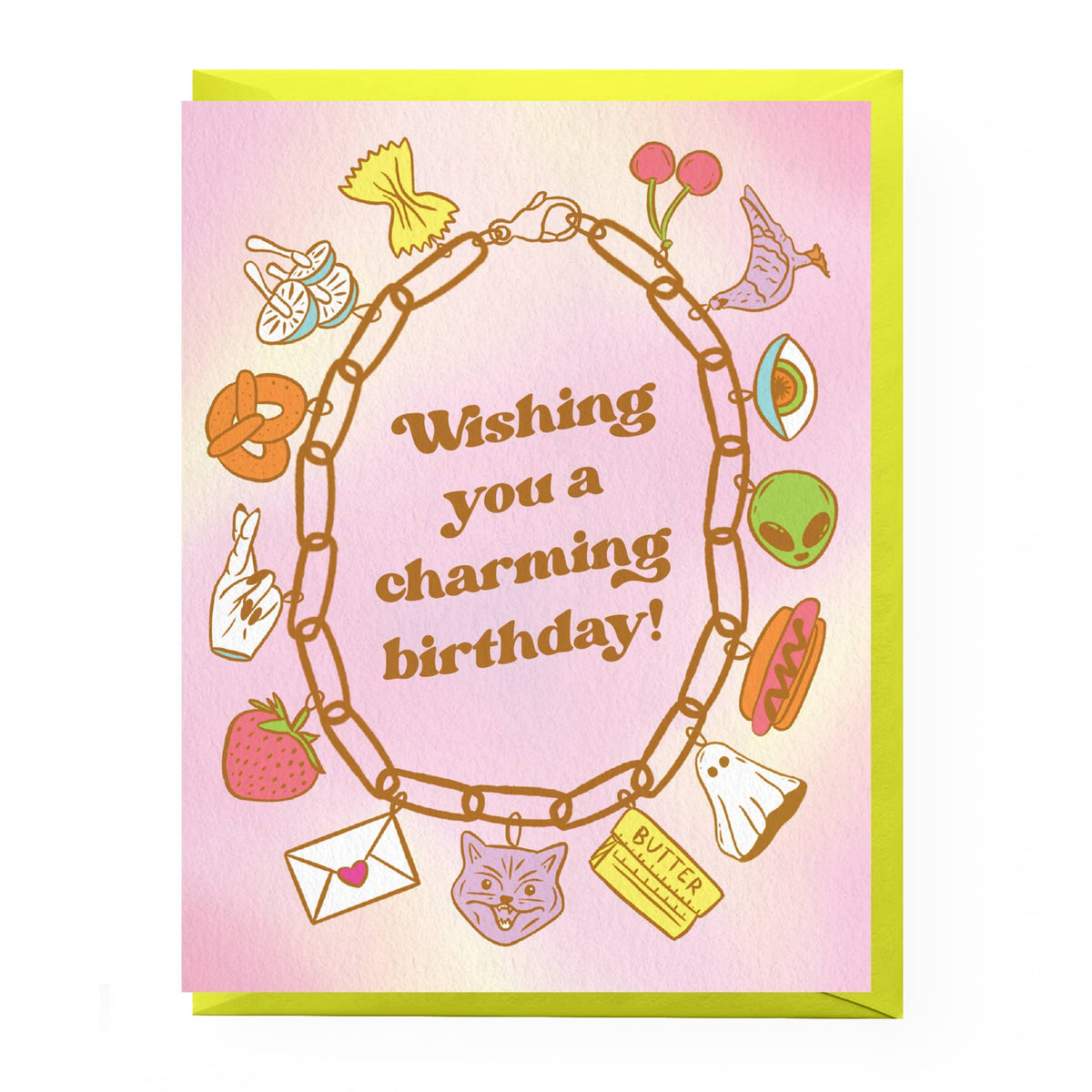 Charm Bracelet Birthday Card - Boss Dotty Paper Co.