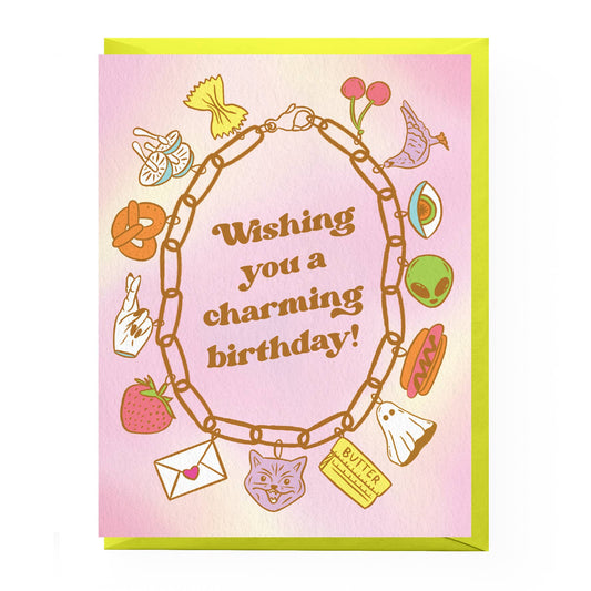 Charm Bracelet Birthday Card - Boss Dotty Paper Co.