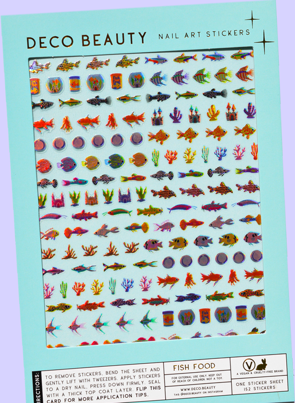 Nail Art Stickers - FISH FOOD- Deco Beauty
