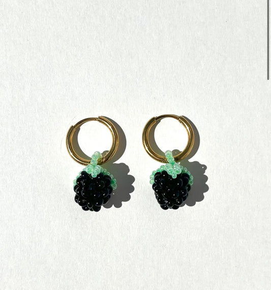 Blackberries Earrings - Dreamsong