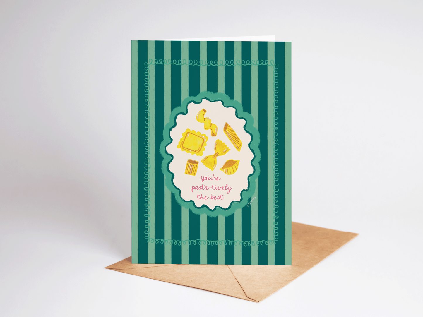 The Shelley Society - Pasta-tively The Best Greeting Card