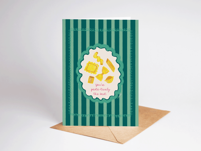 Pasta-tively The Best Greeting Card