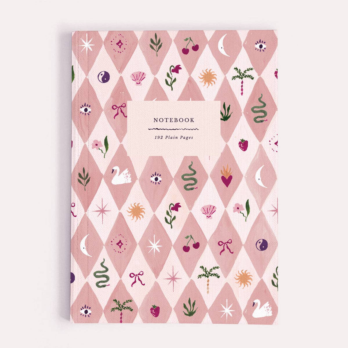 Blush Harlequin Notebook | Sister Paper Co.