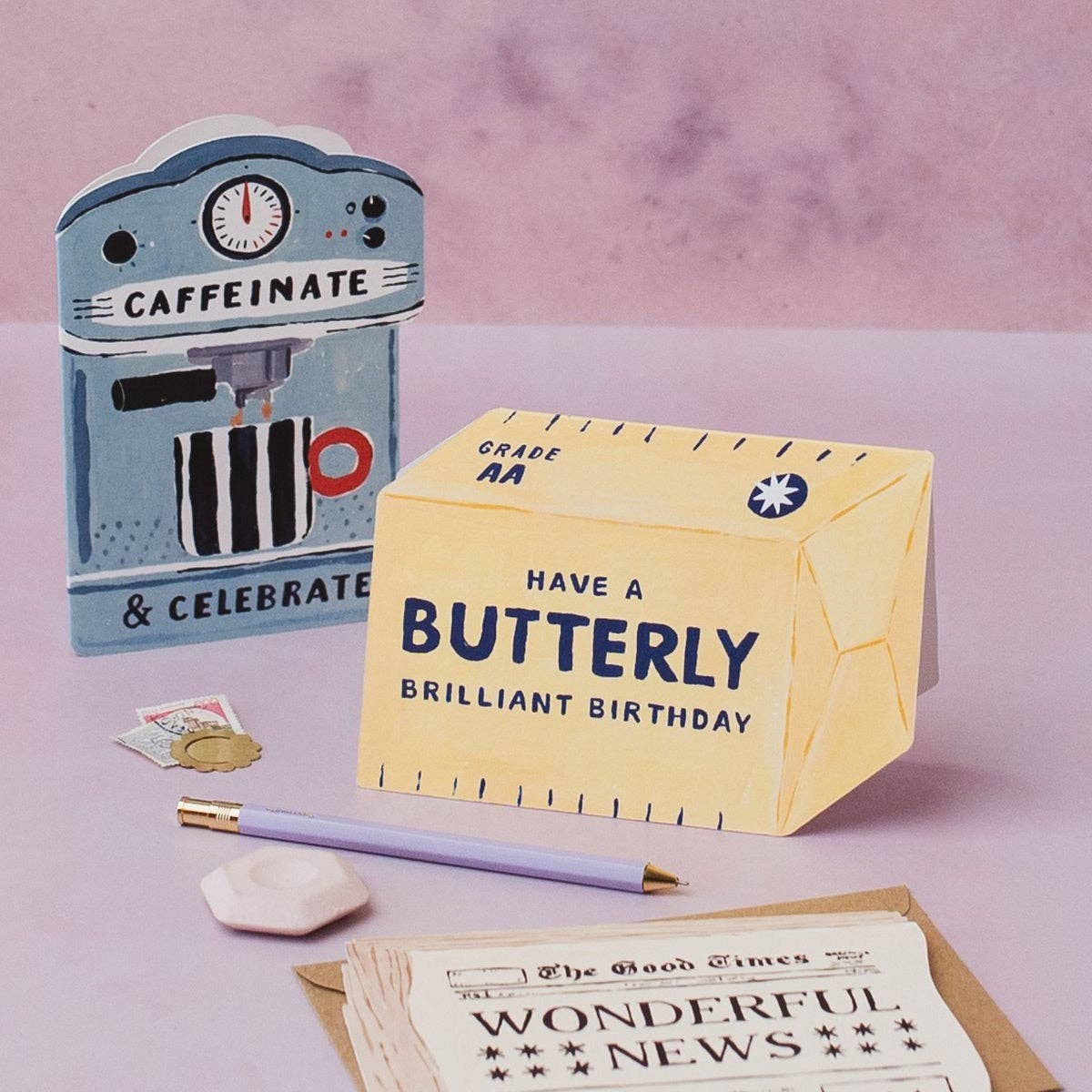 Butter Birthday Card | Sister Paper Co.