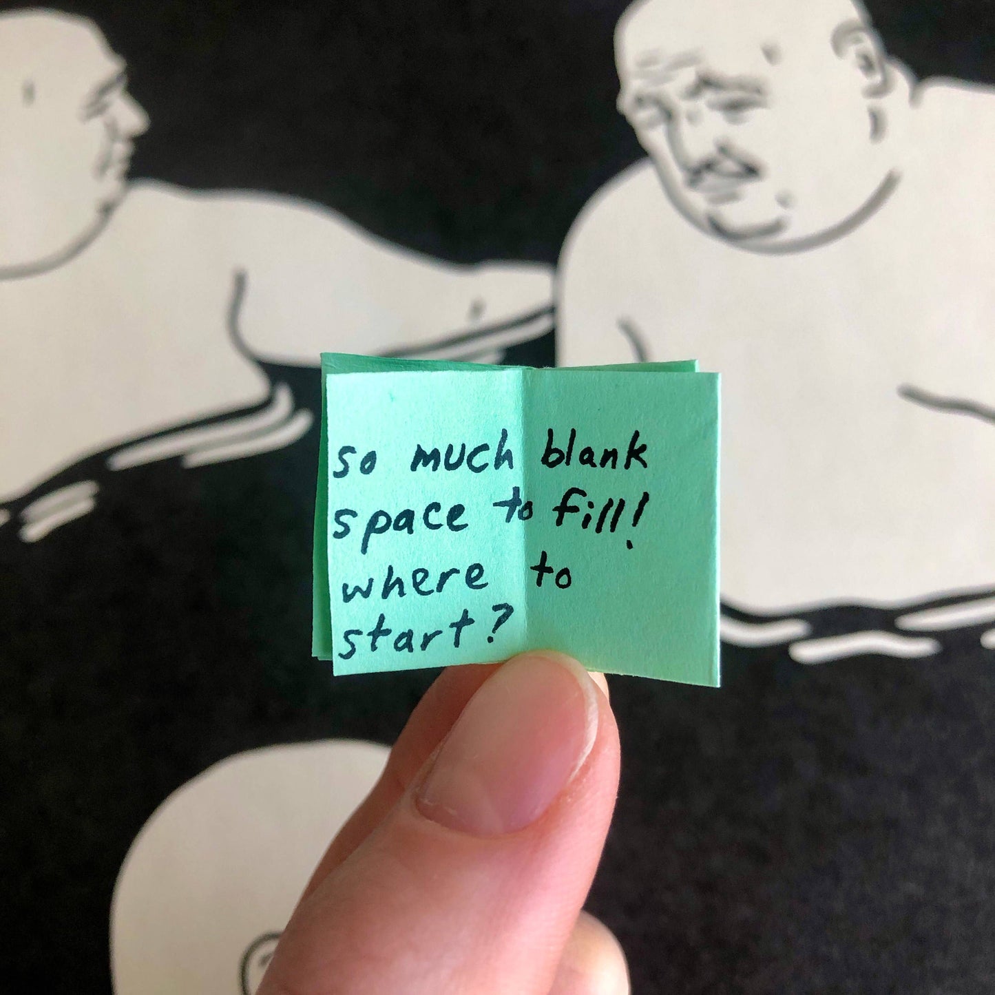 A tiny Zine About Making Things And Starting Projects