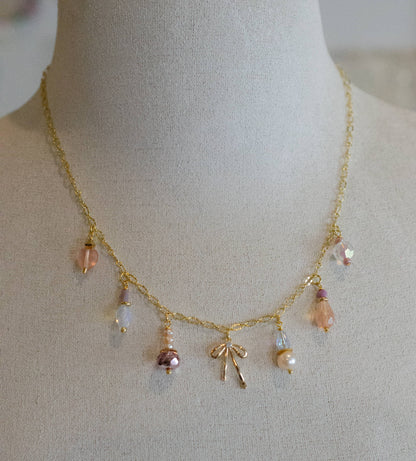Jill Makes - Bow Charm Necklace