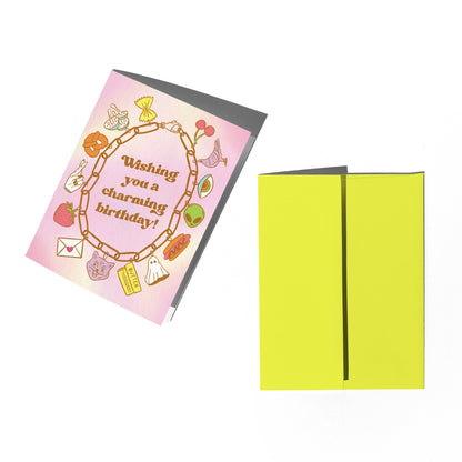 Charm Bracelet Birthday Card - Boss Dotty Paper Co.