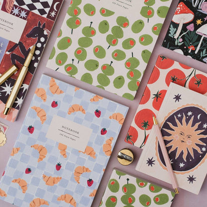 Croissant Cafe Notebook | Sister Paper Co.
