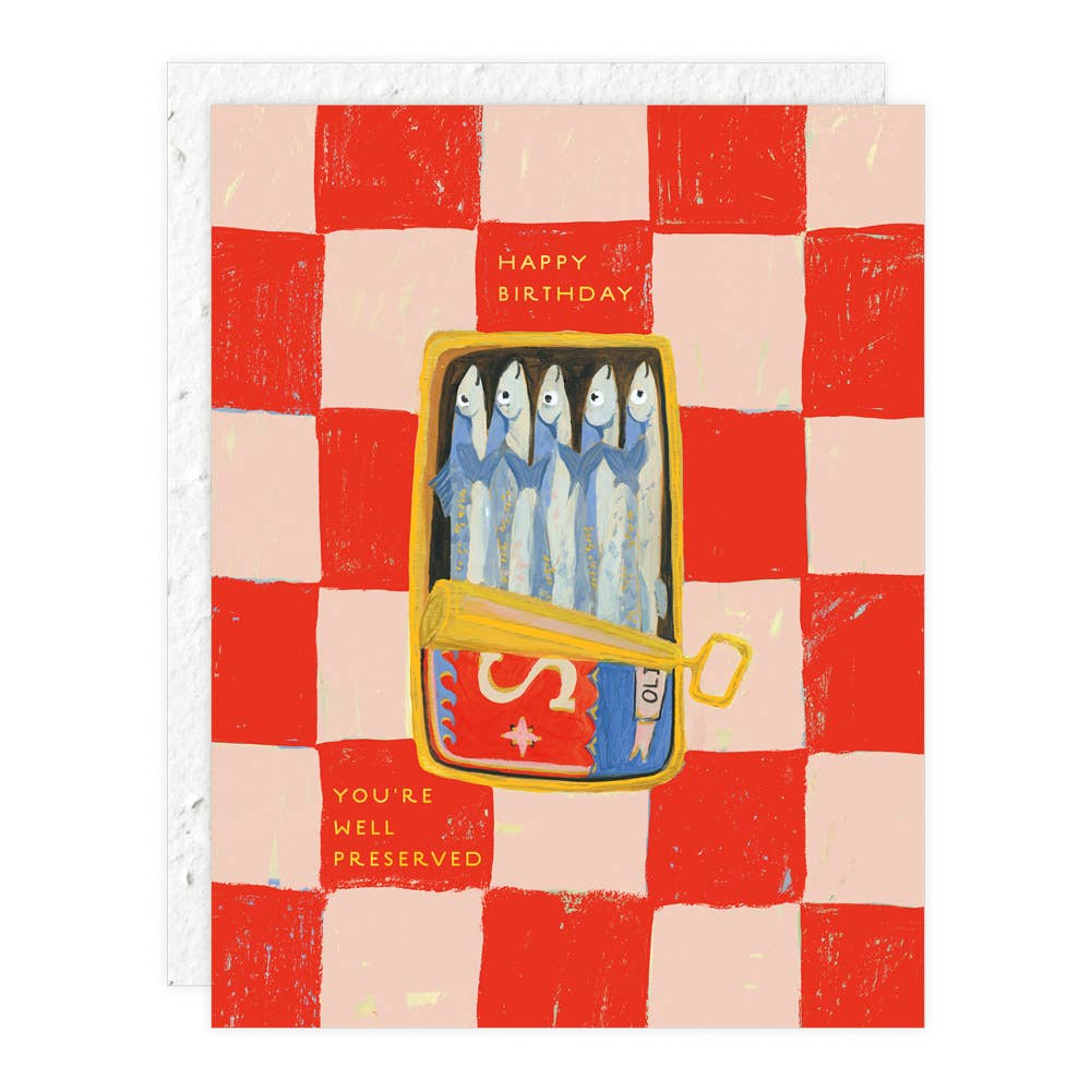 Seedlings - Sardines - Birthday Card