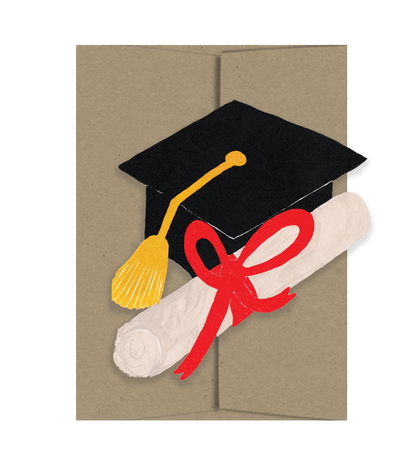 Happy Graduation - Die Cut Card